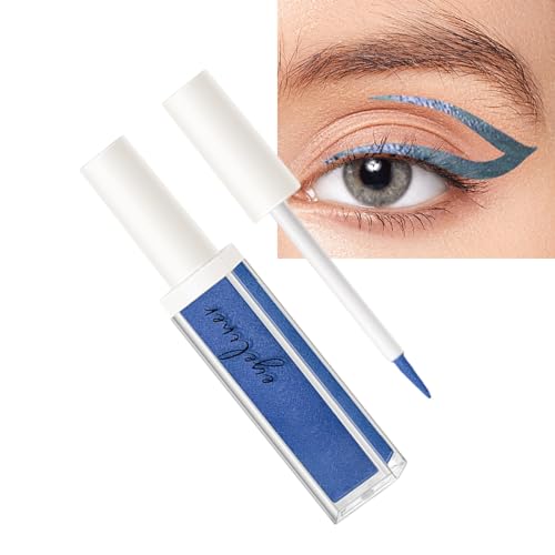 Flüssiger Glitzer-Eyeliner, Glitzer-Eyeliner, Langlebiger, wasserfester, funkelnder Eyeliner, glänzender Lidschatten für Frauen, Mädchen, Party, Festival Fulenyi von Fulenyi