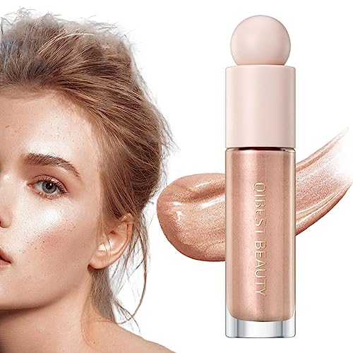 Flüssiger Highlighter für das Gesicht | Schweißfestes Highlighter-Make-up,Face Illuminator Beauty für Textmarker und Luminizer, Augen, Nase, Wangenknochen, Schlüsselbein für Frauen und Mädchen Fulenyi von Fulenyi