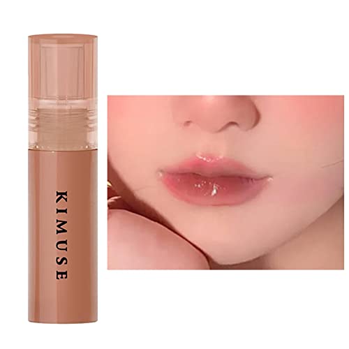 Flüssiger Lippenfleck - 4 ml feuchtigkeitsspendender, gefärbter Lipgloss - Langanhaltender Lippenglanz, flüssiger Lippenstift mit Antihaftbeschichtung, wasserfest, Lippenfleck für Mädchen und Fulenyi von Fulenyi