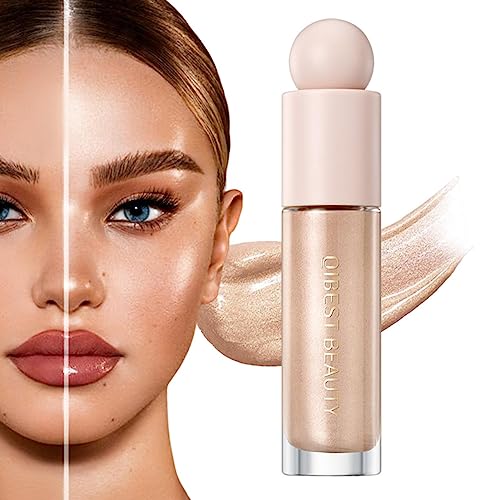 Flüssiger Textmarker | Schweißfester Smooth Highlight Face Illuminator | Face Illuminator Beauty für Textmarker und Luminizer, Augen, Nase, Wangenknochen, Schlüsselbein für Frauen und Mädchen Fulenyi von Fulenyi