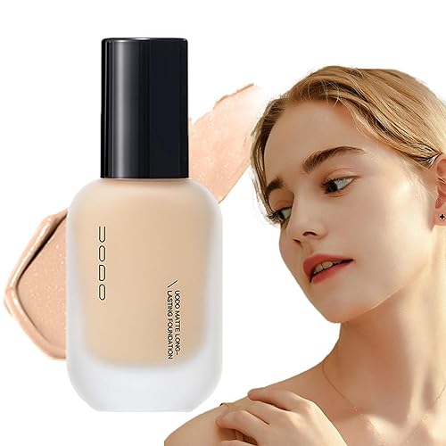 Flüssiges Foundation-Make-up | Delicate Matte Liquid Foundation Makeup Concealer | 30 ml wasserfeste Make-up-Basis für das Gesicht, langanhaltender Farbkorrektor für fettige, trockene Haut Fulenyi von Fulenyi