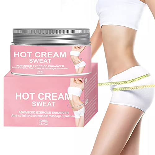 Fulenyi Bauch Schlankheitscreme, 100 ml heiße Creme zur Gewichtsreduktion, Weight Loss Cream Bauchfettverbrenner für Frauen und Männer, natürliche pflanzliche Inhaltsstoffe von Fulenyi