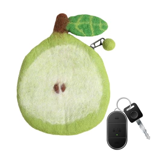 Fulenyi Geldbörse aus Wollfilz – orangefarbene Münzaufbewahrung, Tier-Geldbörse, Birnen- -Tasche, weich, klein, niedlich, Wollfilz für Mädchen, Frauen, für Münzkarten, Birne Bao, Refer to Fulenyi Geldbörse aus Wollfilz – orangefarbene Münzaufbewahrung, Tier-Geldbörse, Birnen- -Tasche, weich, klein, niedlich, Wollfilz für Mädchen, Frauen, für Münzkarten, Birne Bao, Refer to von Fulenyi