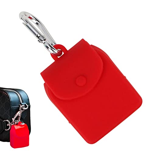 Fulenyi Mini-Tasche für Geldbörse,Kleine Geldbörse aus Silikon mit Karabiner-Design | Kleine multifunktionale Wickeltaschen für Damen, Herren, Jungen, Mädchen von Fulenyi