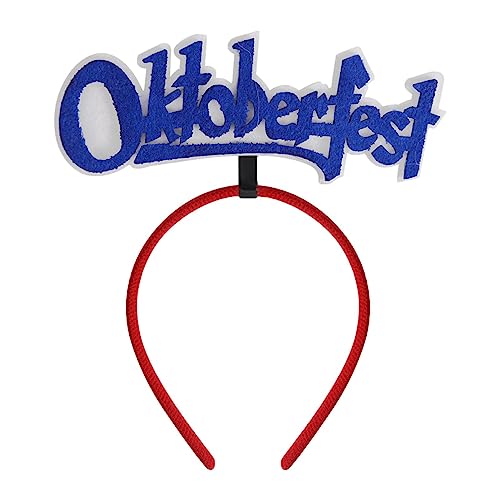 Fulenyi Oktoberfest-Stirnband | Festival-Stirnband - Für Festival-Wurst-Bierkrug und Bart-Design-Haarband für Mädchen von Fulenyi