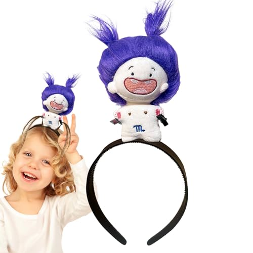 Fulenyi Plüsch-Puppen-Stirnband, Puppen-Haarreif - Haarreif mit Sternbild-Plüsch-Haarband | Kinder-Haargummis, Haar-Accessoires, Puppen-Haar-Stirnbänder für Kinder, Mädchen, Kinder von Fulenyi