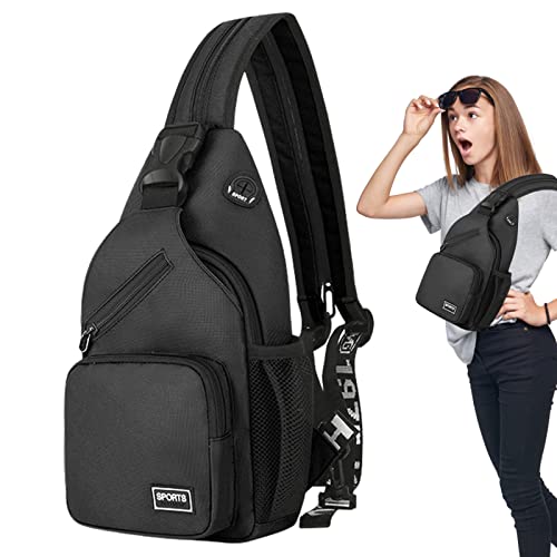 Fulenyi Reise Brusttasche Sling Umhangetasche Rucksack Crossbody Schultertasche Daypack Casual für Männer Frauen Teenager Arbeit Reise Studie Outdoor Klettern Wandern Laufen von Fulenyi