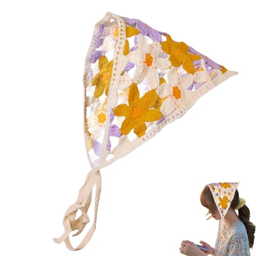 Häkel-Stirnband, Häkel-Kopftuch für Damen, Bandana, Stirnband, Krawatte, Strickschal, Kopftuch für Frauen und Mädchen Häkel-Stirnband, Häkel-Kopftuch für Damen, Bandana, Stirnband, Krawatte, Strickschal, Kopftuch für Frauen und Mädchen von Fulenyi