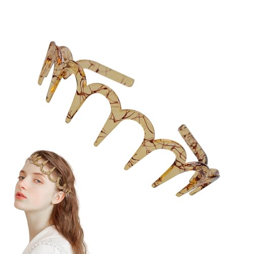 Haifischzahn-Stirnband, Haifischzahnstirnband | elastisches Haarband für Haare, Unisex, Haarband, rutschfest, Make-up-Band für Damen und Herren, Zubehör von Fulenyi