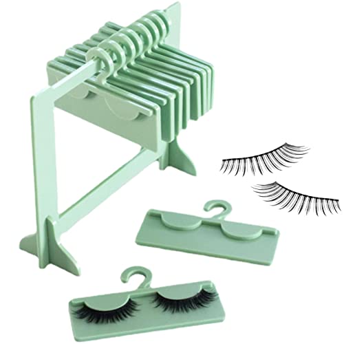 Halter Für Falsche Wimpern Wimpern Präsentationsständer Wimpern Acryl Aufhänger Ausstellungshalter Für Falsche Wimpernverlängerungen Mit 10 Kleiderbügel Organizer-Pfropfständer von Fulenyi