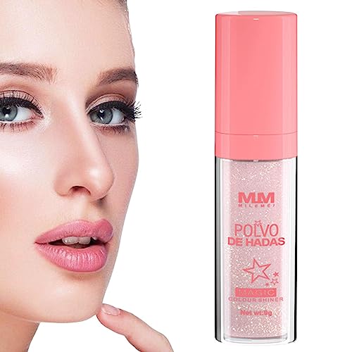 Klopfender Puder-Highlighter,Hochpigmentierter Power-Highlighter-Stick - Feen-Gesichtsrouge, Glitzer-Highlighter-Make-up, Körper-Highlighter-Puder für Frauen und Mädchen Fulenyi von Fulenyi