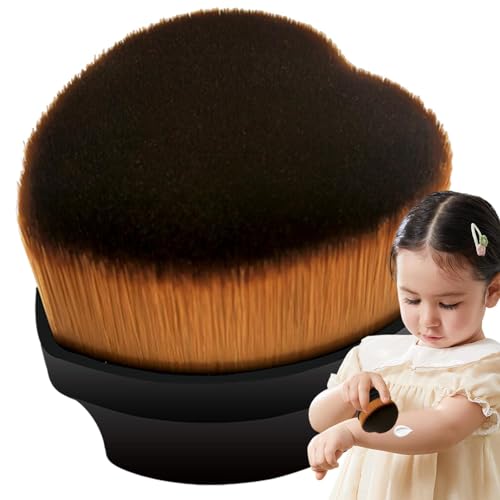 Kosmetik-Applikator-Pinsel, Foundation-Pinsel, Concealer-Pinsel, herzförmiges Puder-Make-up-Werkzeug, Kosmetik-Applikator in Reisegröße für Kinder und von Fulenyi
