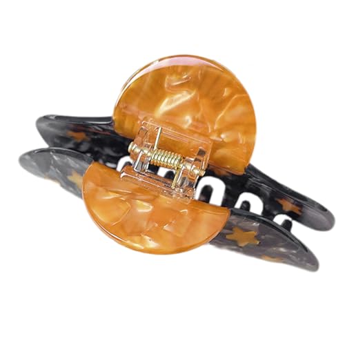Krallenclip für langes Haar, Acetat-Haarspangen für Frauen - Haarklammern mit starker Haltebacke | Haar-Krokodilklemmen, Sonnenblumen-Sternschnecke, Haarklammern, Acetat-Haar-Accessoires für von Fulenyi