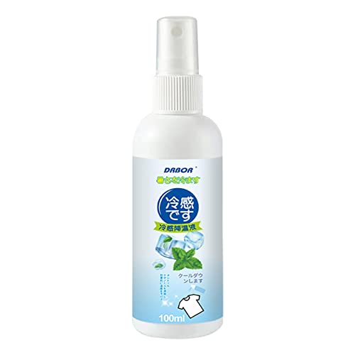 Kühlendes Nebelspray für den Sommer | 100 ml Haushalts Sofortkühlspray | Physischer erfrischender Kühler für Camping, Ausflüge, Wandern, Picknick, Reisen von Fulenyi