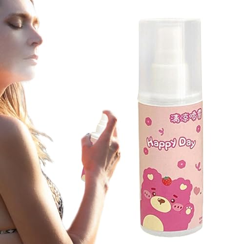 Kühlspray, Kühlspray - 80 ml sofort kühlendes und pflegendes Spray - Spray zur sofortigen Reduzierung der Temperatur. Kleines, leichtes, erfrischendes, schützendes und hautfreundliches Spray von Fulenyi