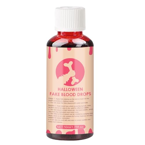 Kunstblut 50 ml Halloween Film Premium Blut, Make-up Zombie, Make-up Vampir, Kunstblut, Karneval von Fulenyi