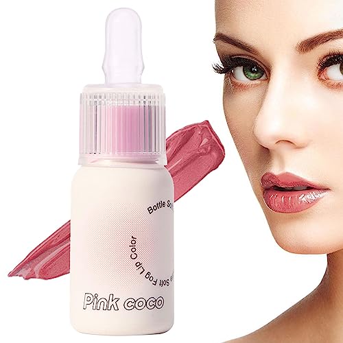 Lipgloss Öl für die Lippen, Milchflaschen-Form, Spiegelglasur, feuchtigkeitsspendend, Lip Stain Long Lasting Lip Plumper für Mädchen Frauen, Make-up für Frauen Fulenyi von Fulenyi