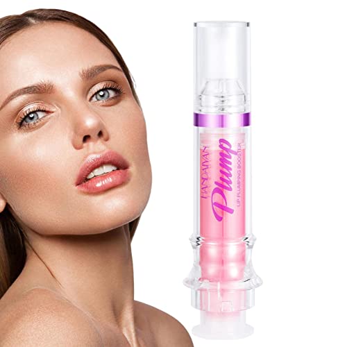 Lippenglanzöl,Feuchtigkeitsspendendes, aufpolsterndes Glanzöl - No-Sticky Gloss Plumping Lip Oil, Lip Plumping Gloss Oil für Feuchtigkeitsversorgung, Pflege, Mädchen, Frauen, trockene Lippen, Fulenyi von Fulenyi