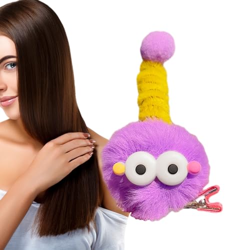 Mädchen Haarspangen, Süße Plüschpuppe Entenschnabel Clip Haarnadel, Haardekorationszubehör, bequemer, dekorativer Kawaii-Haarschmuck für den täglichen Gebrauch, Hochzeit, Festival, Geburtstag, Fulenyi von Fulenyi