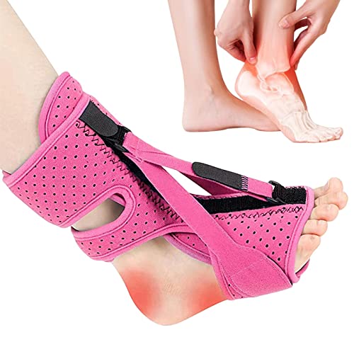 Nachtschienen, Damen Herren Nachtschiene für Plantarfaszie, Entlastungsorthese mit 3 verstellbaren Riemen für Plantar, Achillessehnenentzündung und Fußheberschwäche von Fulenyi