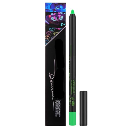 Neon-Eyeliner-Stift - Langlebiger Wasserlinien-Eyeliner,Ganztägiger Wasserfester, Langlebiger, Farbenfroher, Wischfester Flüssiger Neon-Augen-Make-up-Eyeliner Für Rave-Partys, Musikfestivals Fulenyi von Fulenyi