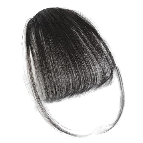 Pony Clip In Bangs Echthaar 100% Echthaar Fringe Bangs Human Hair Clip In Pony Fringe Extensions Natürliche Bangs With Tempel Haarteile Echthaar Haarverlängerung Für Frauen von Fulenyi