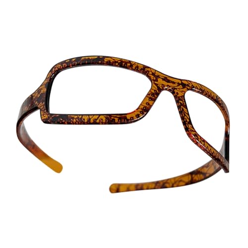 Rutschfester Haarreifen, lustige Haarbänder für Damen – rutschfester Haarreif mit Brillengestell, neuartige Haar-Accessoires, multifunktionaler Date-Reifen von Fulenyi