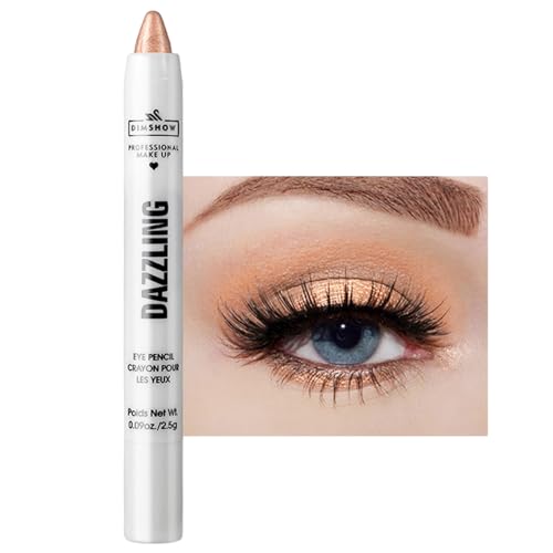 Schattenstift - Wasserfester, wischfester Glitzer-Lidschattenstift, Augen-Make-up-Lidschatten | Lidschatten-Eyeliner-Stift, liegender Seidenraupenstift für Date, Party Fulenyi von Fulenyi