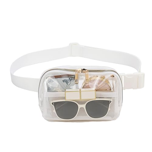 Transparente Gürteltasche für Männer, Laufgürteltasche - Sport-Hüfttaschen wasserdicht - Verstellbarer Einkaufs-Truhenrucksack aus Nylon für Outdoor-Sportarten Transparente Gürteltasche für Männer, Laufgürteltasche - Sport-Hüfttaschen wasserdicht - Verstellbarer Einkaufs-Truhenrucksack aus Nylon für Outdoor-Sportarten von Fulenyi