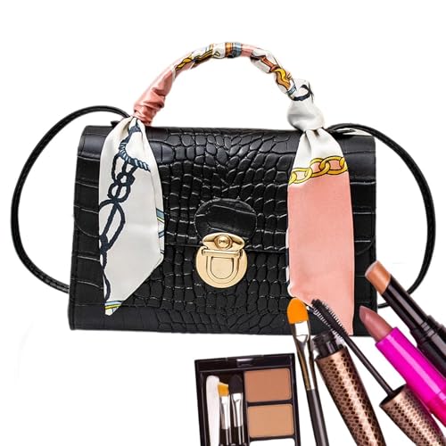 Umhängetasche für Damen, Umhängetasche, quadratisch, mit Griff, Umhängetasche für Partys, Reisen, Frauen und Mädchen, Schwarzes Krokodilmuster, Consulte la descripción Umhängetasche für Damen, Umhängetasche, quadratisch, mit Griff, Umhängetasche für Partys, Reisen, Frauen und Mädchen, Schwarzes Krokodilmuster, Consulte la descripción von Fulenyi