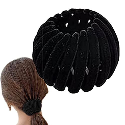 Vogelnest magische Haarspange - Dutt Maker Clip Erweiterbarer Pferdeschwanzhalter - Einziehbarer Pferdeschwanz-Halter, Haarnadelschnallen, Haarknoten-Maker, Dutt-Clip-Zubehör für Frauen und von Fulenyi