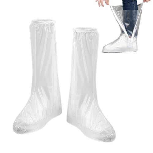 Wasserdichte Schuhüberzüge, Wiederverwendbare Hochschlauch-Schuhschutz-Regengaloschen, Überschuhe, wiederverwendbare wasserdichte Stiefel-Regenhüllen, schneesichere Regengaloschen für Herren Fulenyi Wasserdichte Schuhüberzüge, Wiederverwendbare Hochschlauch-Schuhschutz-Regengaloschen, Überschuhe, wiederverwendbare wasserdichte Stiefel-Regenhüllen, schneesichere Regengaloschen für Herren Fulenyi von Fulenyi