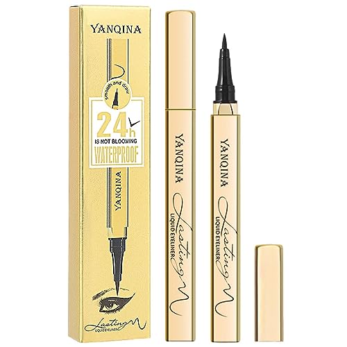 Wasserfester Eyeliner-Stift - Wasserfeste, lichtbeständige Eyeliner für Augen-Make-up - Langlebiger farbiger Eyeliner mit weicher, flexibler Spitze für kräftige, natürliche Looks, Damen und Fulenyi von Fulenyi