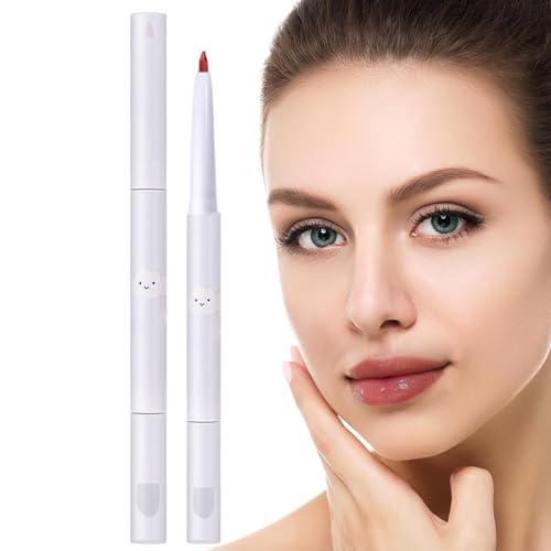 Wasserfester Lipliner - Wasserbeständiger, nicht klebender Lipliner mit 2 einziehbaren Enden,Lippen-Make-up-Zubehör für junge Mädchen für Party, Hochzeit, Zuhause, Salon, Bars, Shows Fulenyi von Fulenyi