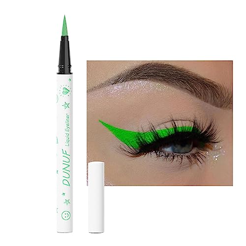 Wischfester flüssiger Eyeliner,Langanhaltendes Augen-Make-up auf der Wasserlinie | Bunter, langlebiger, rutschfester, den ganzen Tag wasserdichter Augen-Make-up-flüssiger Fulenyi von Fulenyi