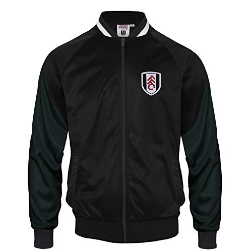 Fulham FC - Herren Trainingsjacke im Retro-Design - Offizielles Merchandise - Geschenk für Fußballfans - L von Fulham