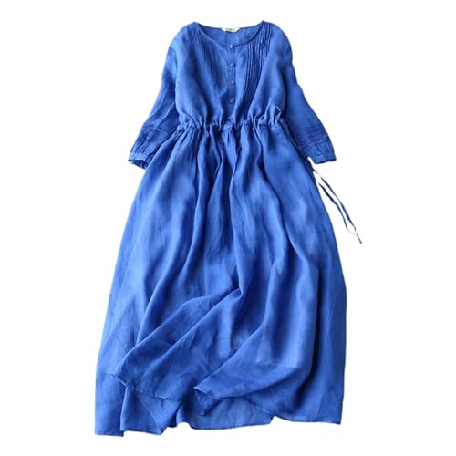 50 Style Damen Kleider Kurzarm Leinen Italienische Kleider Leichte Luftig Maxikleid Lang Große Größen Sommerkleid Curvy Locker Strandkleid Vintage 50 Style Boho Kleid Elegant Damenkleider 50 Style Damen Kleider Kurzarm Leinen Italienische Kleider Leichte Luftig Maxikleid Lang Große Größen Sommerkleid Curvy Locker Strandkleid Vintage 50 Style Boho Kleid Elegant Damenkleider von Fulidngzg