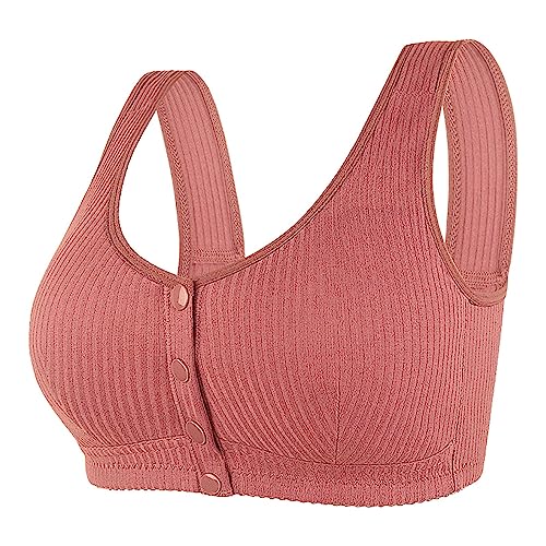 BH Damen Ohne Bügel Schlaf Baumwolle Grosse Grössen Sport Bustier mit Push Up Verlängerung Bequemer Stilltops Schwangerschafts BH Soft Gepolstert Seamless Umstands BH Nursing Bra Still BH von Fulidngzg