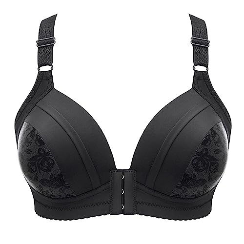 BH Sexy Damen High Support Sexy Spitze Sport BH T Shirt BH Große Brüste Gepolstert Hautfarben Shock Absorber Bralette Bra Starker Halt Leicht Gym Multiway Push Up BH Bustier von Fulidngzg