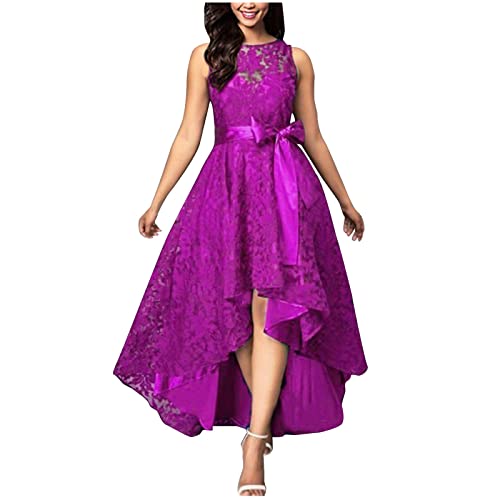 Fulidngzg Abendkleid Damen Schöne Curvy Hochzeitskleid für Hochzeit Festliche Elegantes Cocktailkleid Sommerkleid 50er Jahre Sommer Lang Rockabilly Kleider Brautjungfernkleider Abendkleid von Fulidngzg