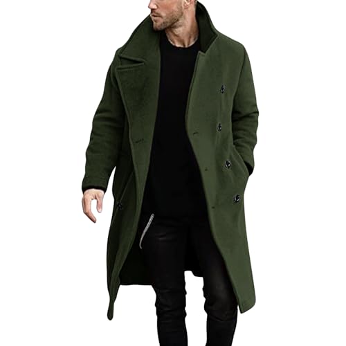 Fulidngzg Anzüge & Sakkos für Herren Hochzeit Tweed Jackett Wollmantel Freizeit Modern Anzüge Sakko Schwarz Gefüttert Herrensakko Mantel Smokingjacken Wollfleece Cord Jacke Anzugjacken von Fulidngzg