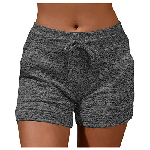 Fulidngzg Baumwoll Radlerhose Damen Yoga Sommer High Waist Leggings Baumwolle Activewear Push Up Radlerhose Weiß Kurze Hosen Radlershorts Shorts Radlershorts Sporthose Leggins Shorts von Fulidngzg