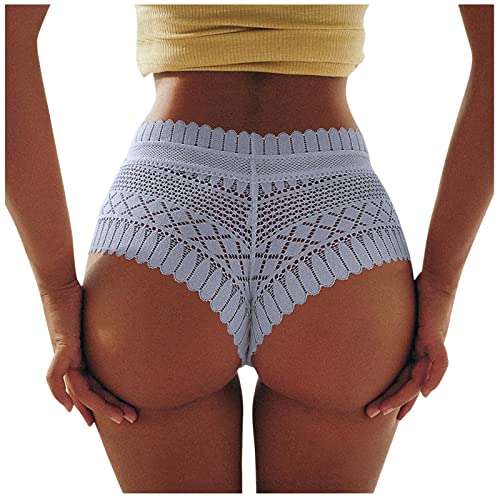 Fulidngzg Brazilian Slip Damen Spitze Dessous Unterhosen Offen Ouvert Erotisch Nahtlose Slips Bikini Hipster Unterwäsche Große Größen Sexy String Tanga Höschen von Fulidngzg