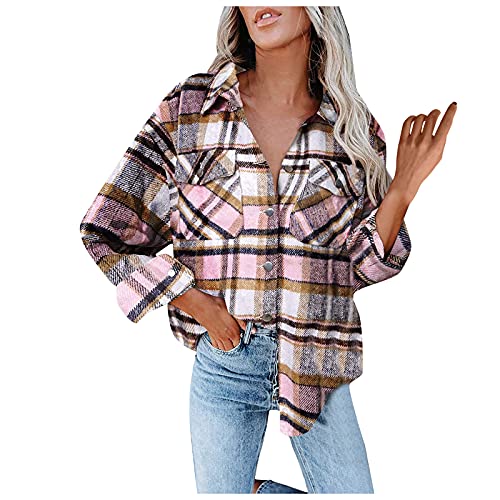 Fulidngzg Damen Hemdjacke mit Knopfleiste Große Größen Karohemd Hemd Langarm Lang Flanellhemd Hemdbluse Oversized Karierte Hemdjacke Cordhemd Herbst Atmungsaktiv 2023 Holzfällerhemd Cordjacke Fulidngzg Damen Hemdjacke mit Knopfleiste Große Größen Karohemd Hemd Langarm Lang Flanellhemd Hemdbluse Oversized Karierte Hemdjacke Cordhemd Herbst Atmungsaktiv 2023 Holzfällerhemd Cordjacke von Fulidngzg