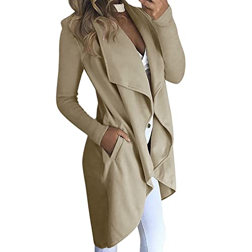 Fulidngzg Damen Jacke Frühling Leicht Oversize Frühlingsmantel Frühlingsjacke Übergang Elegant Damenmantel Mantel Schwarz Frühling Sommermantel Jacke Beige Tailliert Frühjahrsjacke Mäntel Frauen Fulidngzg Damen Jacke Frühling Leicht Oversize Frühlingsmantel Frühlingsjacke Übergang Elegant Damenmantel Mantel Schwarz Frühling Sommermantel Jacke Beige Tailliert Frühjahrsjacke Mäntel Frauen von Fulidngzg