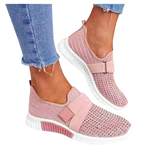 Fulidngzg Damen Laufschuhe 42 Leicht Bequeme Gym Running Schuhe Wasserdicht Walkingschuhe Joggingschuhe Weich Outdoor Turnschuhe Rutschfeste Atmungsaktiv Sneaker Tennis Freizeitschuhe Sportschuhe von Fulidngzg