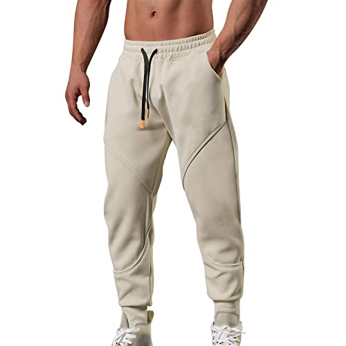 Fulidngzg Herren Hosen Modern Slim Fit Relaxing Hose Gym Cargohose Jogginghose Baumwolle Jogger Baggy Laufhose Sporthose Trainingshose Sweathose Freizeithose Lang Stretch Trainingshose Sweathose von Fulidngzg