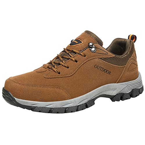 Fulidngzg Herren Trekkingschuhe 39 Fersensporn Stiefeletten Winter Wolken Treckingschuhe Leicht Atmungsaktive Wanderstiefel Schnürsenkel Bergschuhe Wandern Wasserdicht Outdoor Schuhe Wanderschuhe von Fulidngzg