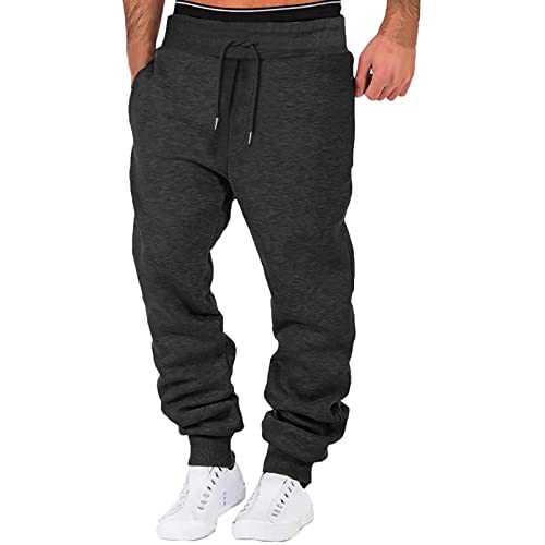 Fulidngzg Jogginghose Herren 4XL Slim Fit Warm Freizeithose Sporthose Trainingshose Relaxing Hose Chino Jogger mit Taschen Sweathose Cargohose Lang Leichte Laufhose Stretch Jogginghose Fitnesshose von Fulidngzg