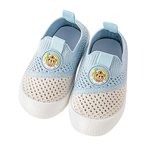 Fulidngzg Jungen Hausschuhe Mädchen, Kindergarten Turnschläppchen Barfussschuhe Atmungsaktive Weich Pantoffeln Gymnastikschuhe Baby Slipper Anti-Rutsch Sohle Hausschuhe Unisex Flache Schläppchen von Fulidngzg